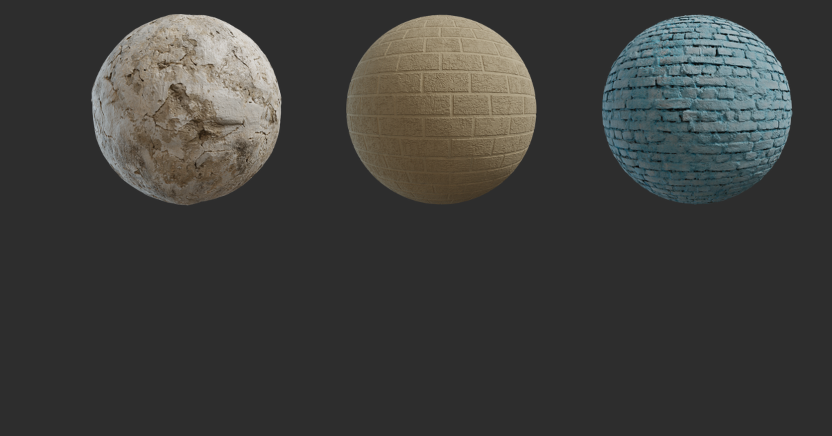 Textures: Brick > Wall > Man Made > Plaster • Poly Haven