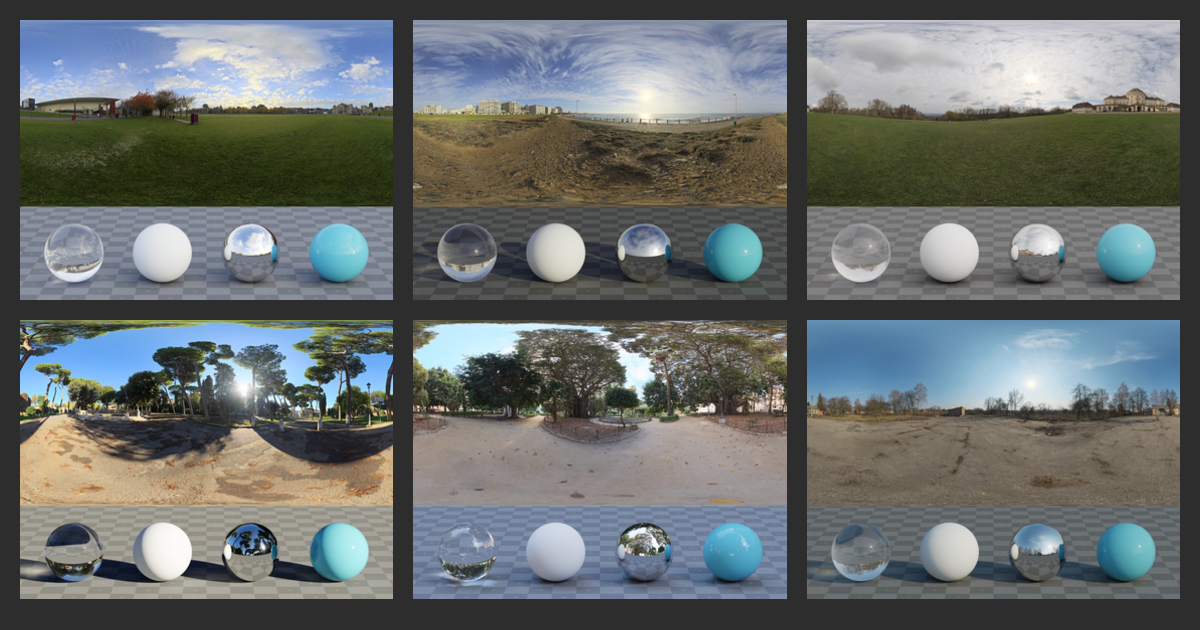 HDRIs: Nature > Morning-afternoon > Urban > Outdoor • Poly Haven