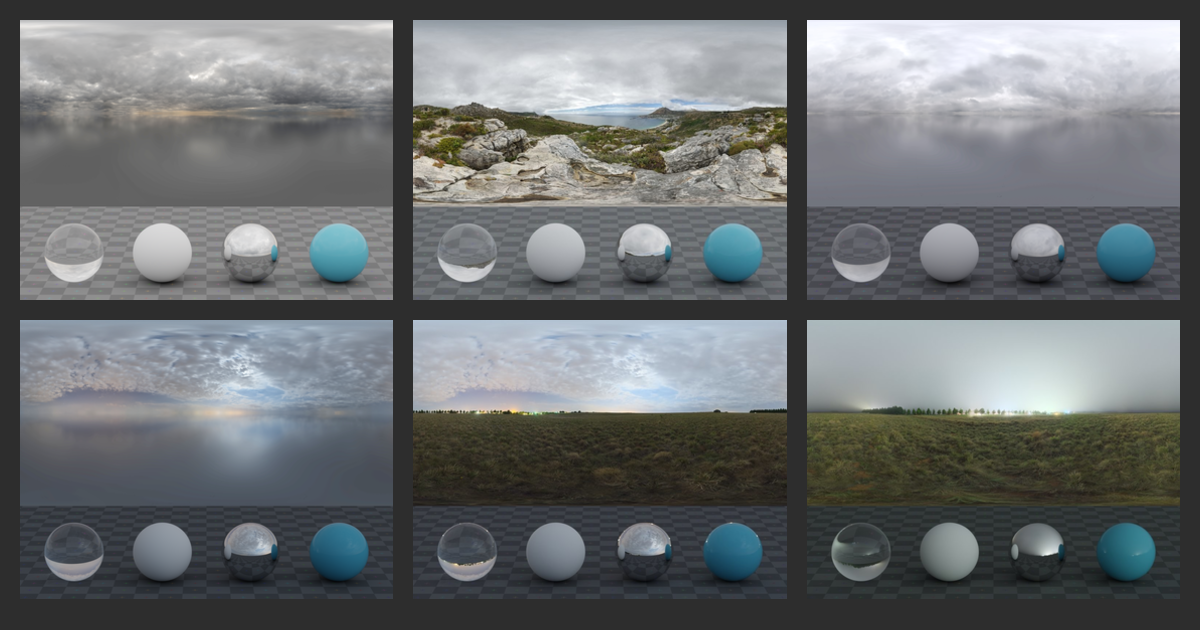 HDRI: Nature > Overcast > Outdoor > Skies • Poly Haven