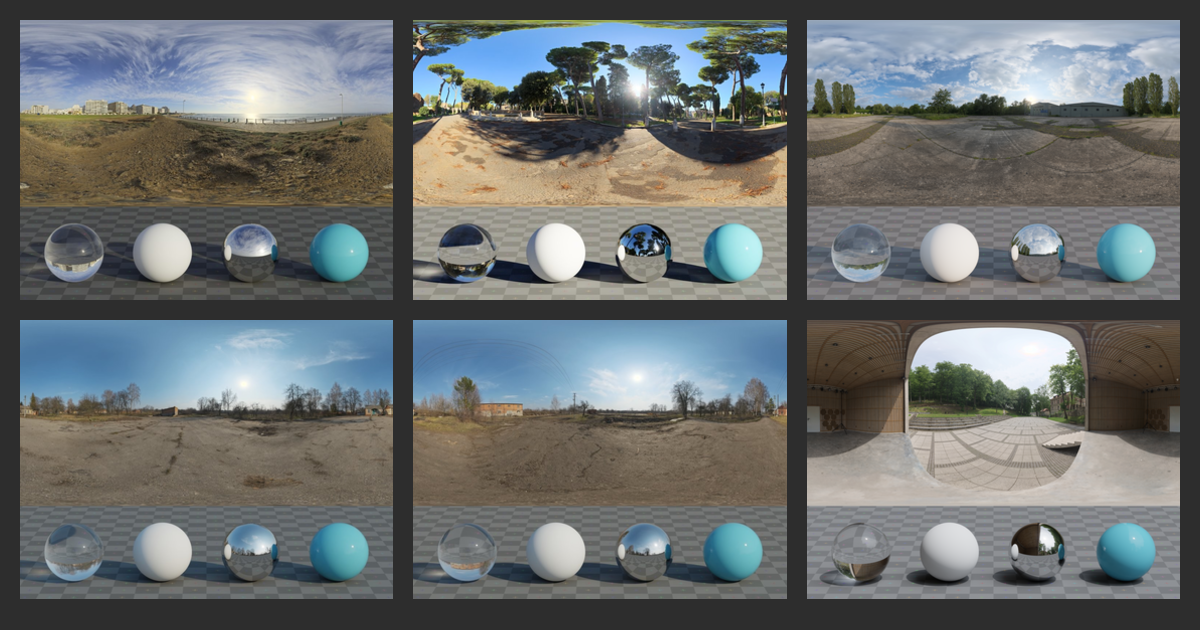 HDRIs: Nature > Urban > High Contrast > Morning-afternoon • Poly Haven