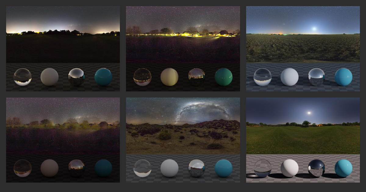 HDRIs: Outdoor > Nature > Skies > Night • Poly Haven