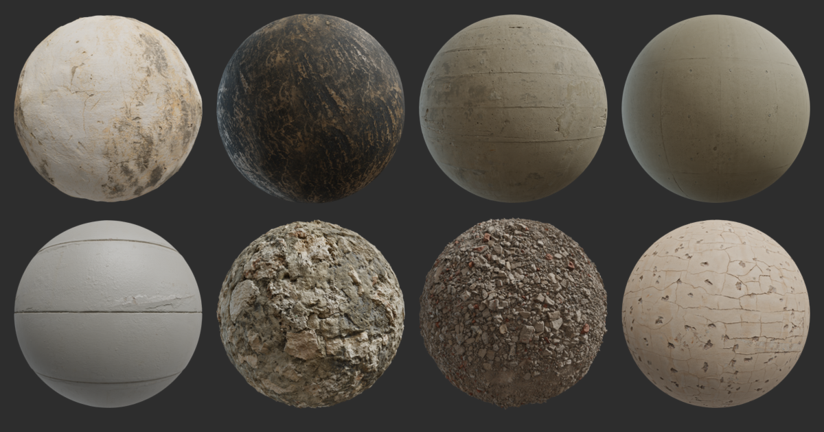 Textures: Plaster-concrete > Man Made > Concrete > Plaster • Poly Haven