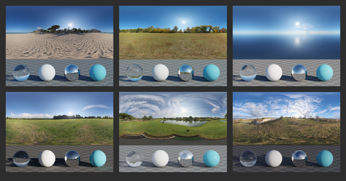 HDRIs: Skies > Outdoor > Morning-afternoon > Nature • Poly Haven