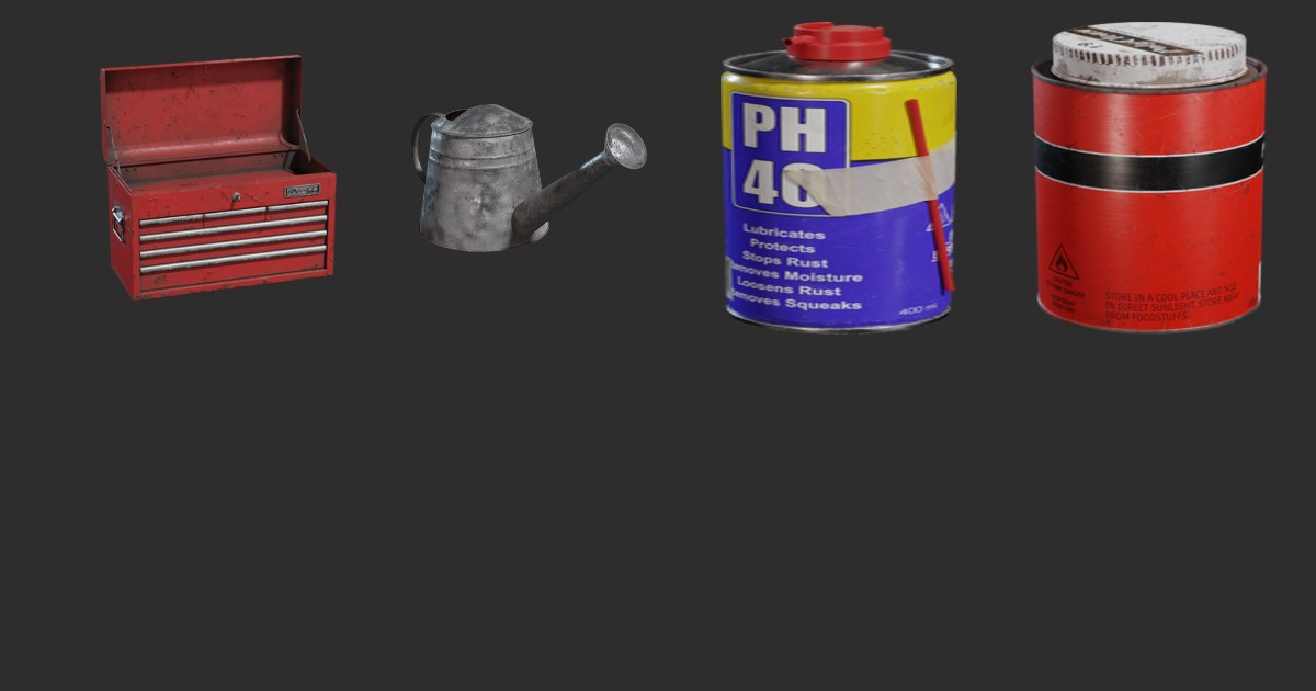 Models Tools > Containers • Poly Haven