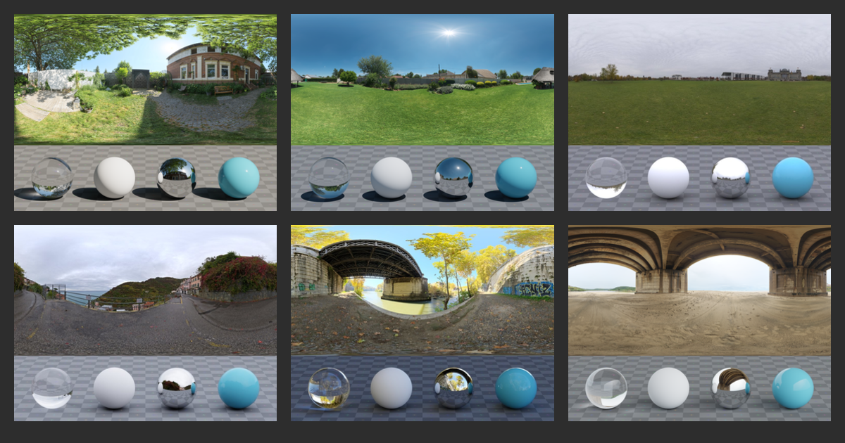 HDRI: Urban > Nature > Midday > Outdoor • Poly Haven
