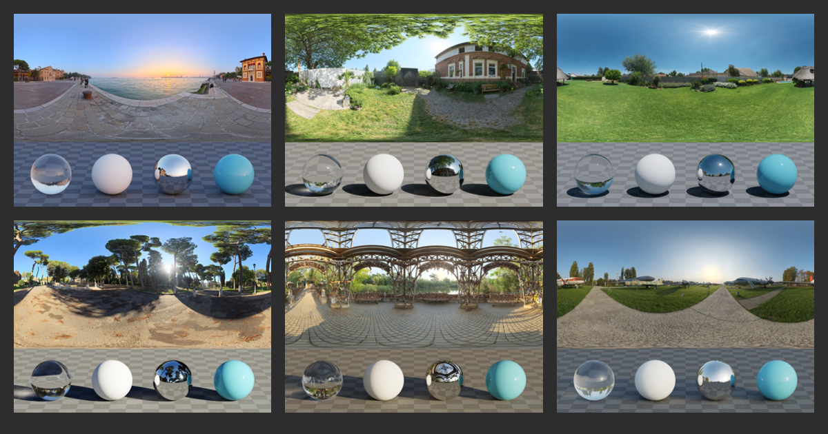 HDRI: Urban > Outdoor > Nature > Clear • Poly Haven