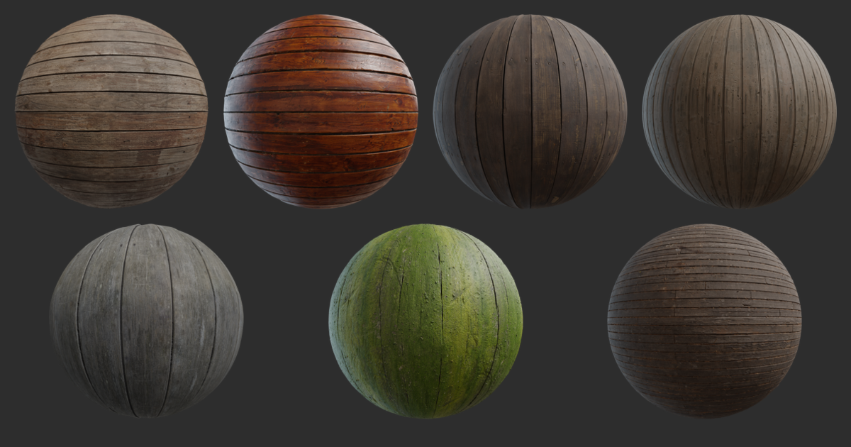 Textures: Wood > Floor > Outdoor > Man Made • Poly Haven